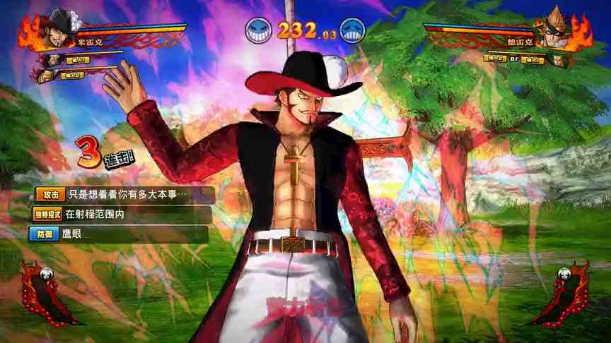 海贼王：七武海VS双持武器战斗的两人，大熊拍飞瞬间秒掉索隆