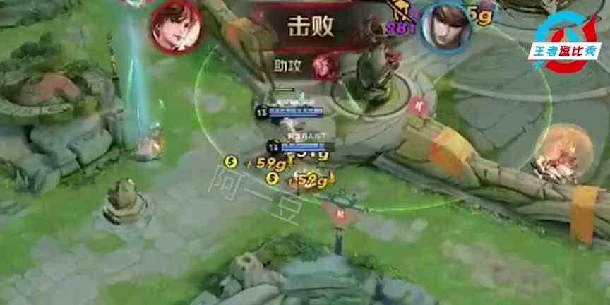 【王者逗比秀】当两个大招打到脸上的那一刻，安琪拉停止了思考