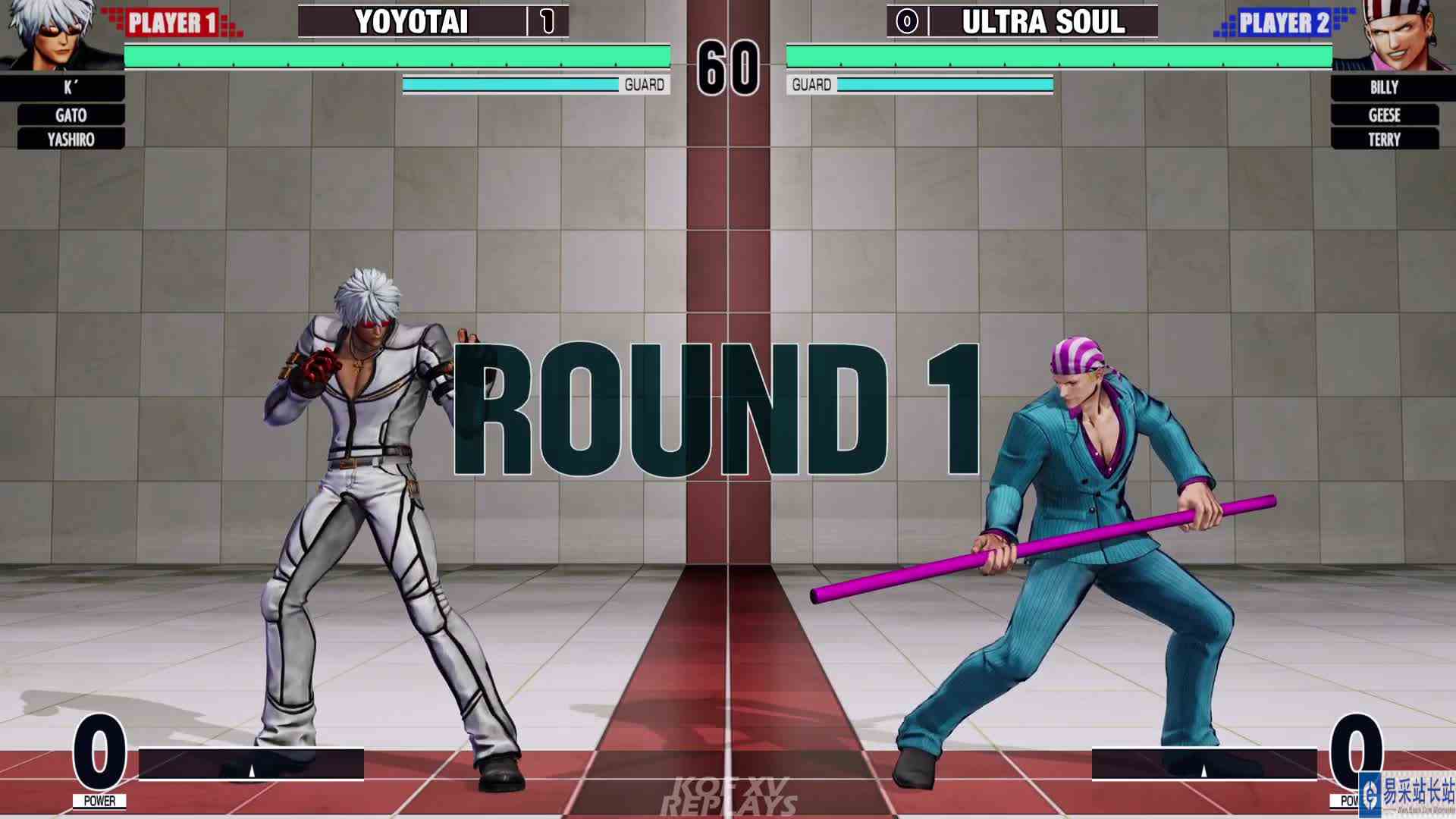 #最强对抗组 （求关注）拳皇 XV：Yo（K\x27、七枷社）VS Ultra（比利、特瑞）