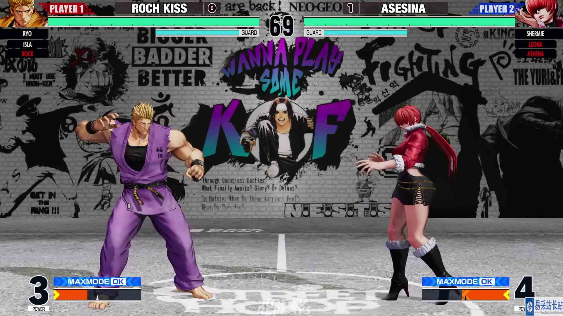 #最强对抗组 （求关注）拳皇 XV：夏尔米（莉安娜、夏尔米）VS Roch（洛克、良、伊斯拉）