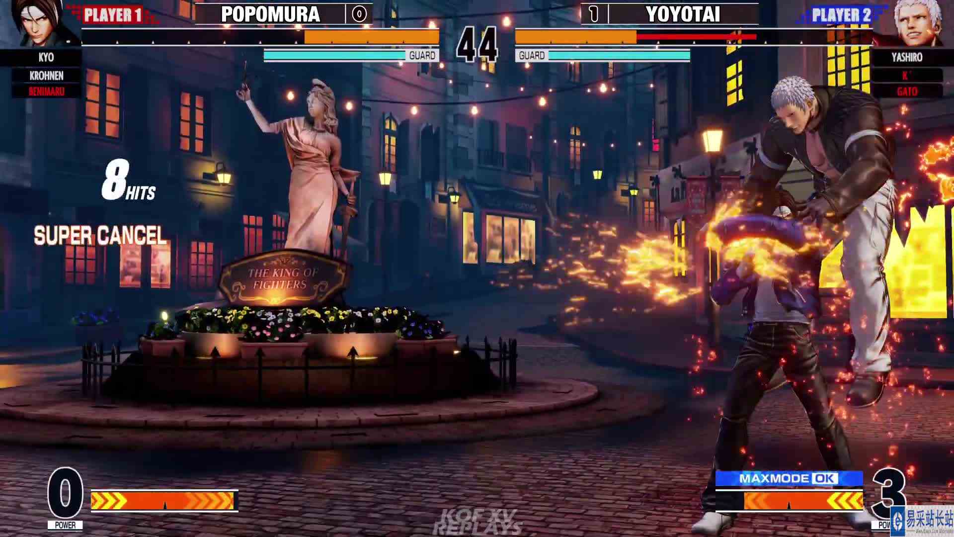#最强对抗组 （求关注）拳皇 XV：Yo（K\x27、七枷社）VS POPO（红丸、京、柯隆）