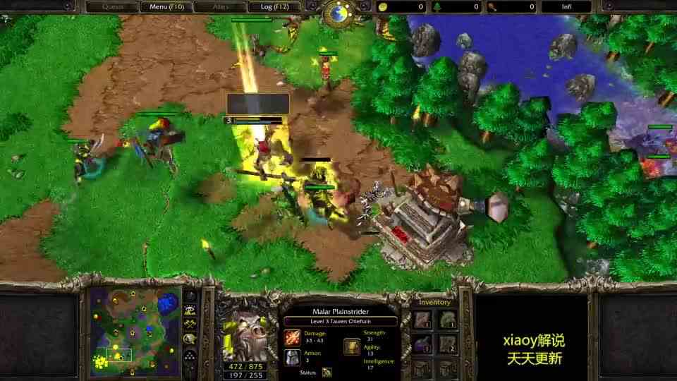 毒飞龙的挣扎 魔兽争霸xiaoy解说lyn 120