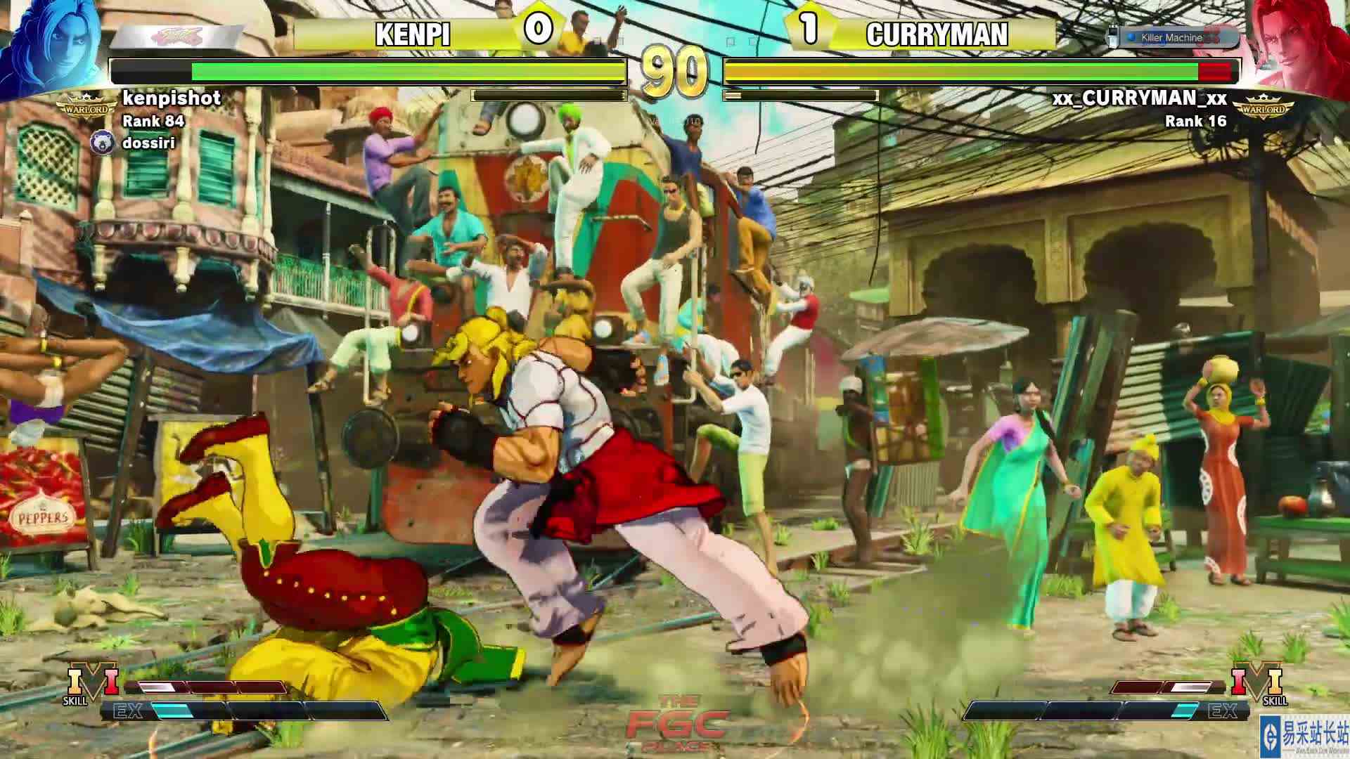 #最强对抗组 （求关注）街霸 5：Kenpi（肯）VS Curry（巴洛克）