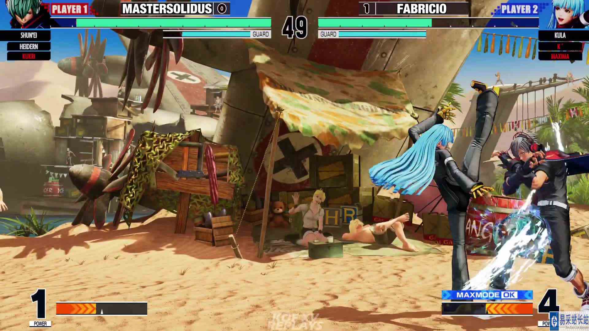 #最强对抗组 （求关注）拳皇 XV：MtS（瞬影、库克里）VS FabK（K\x27、库拉）