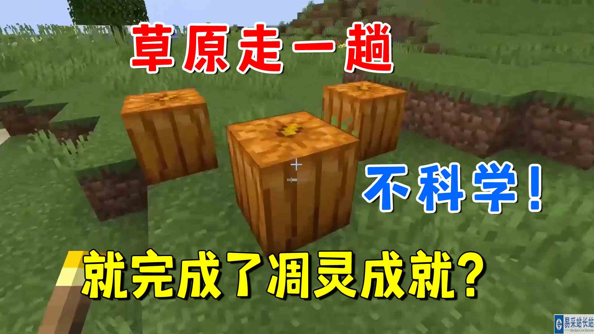 我的世界凋灵风暴2：到草原走一趟，就完成了凋灵成就？不科学#我的世界#沙盒游戏