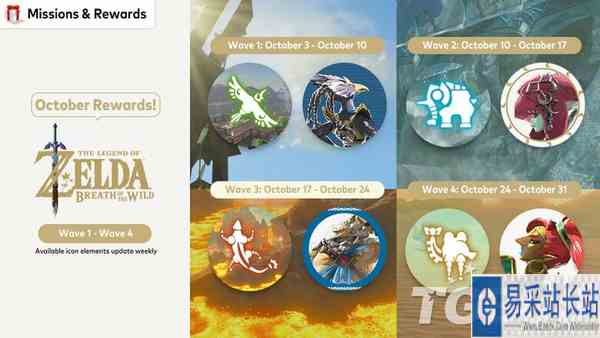 任天堂会员头像已更新“旷野之息”及《动森》10月篇