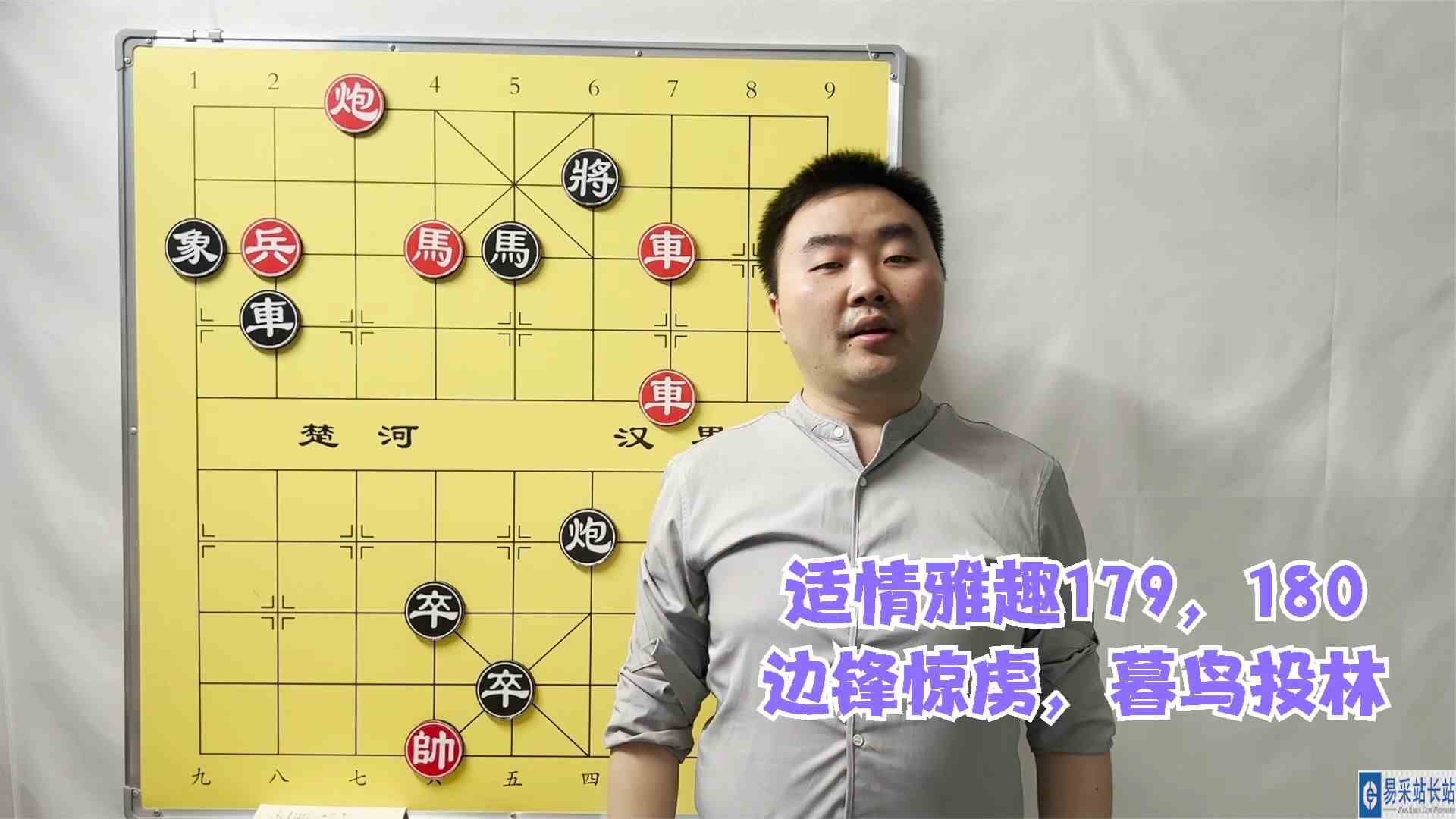 象棋杀局宝典，适情雅趣179,180，边锋惊虏，暮鸟投林，妙哉！