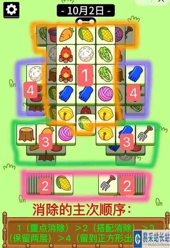 《羊了个羊》10月2日关卡攻略图文