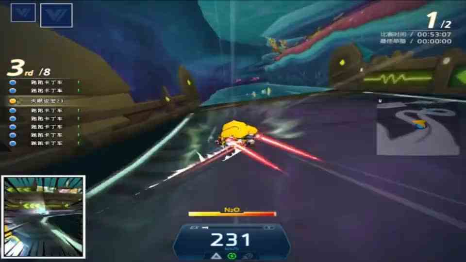 跑跑卡丁车：一线职业大神比赛，观赏性满分，操作可以的