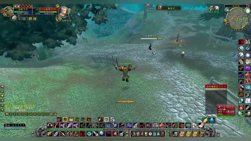 魔兽世界怀旧服：兽人猎误入夜色镇，60级大号被27小号追打