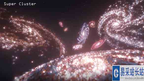 玩家在《我的世界》中建造宇宙：构思精巧，星云绚丽！