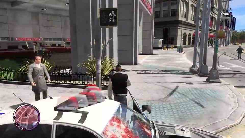 GTA4：除了阿sir和我，剩下城市全部的人都没有刹车！不足为惧