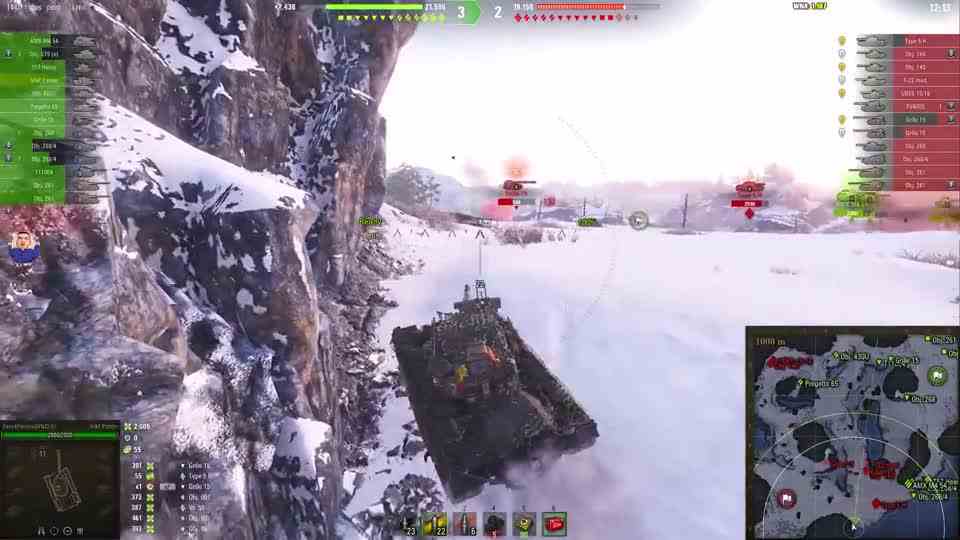 坦克世界：巴顿会潜水，输出不靠嘴 #坦克世界 #游戏精彩时刻