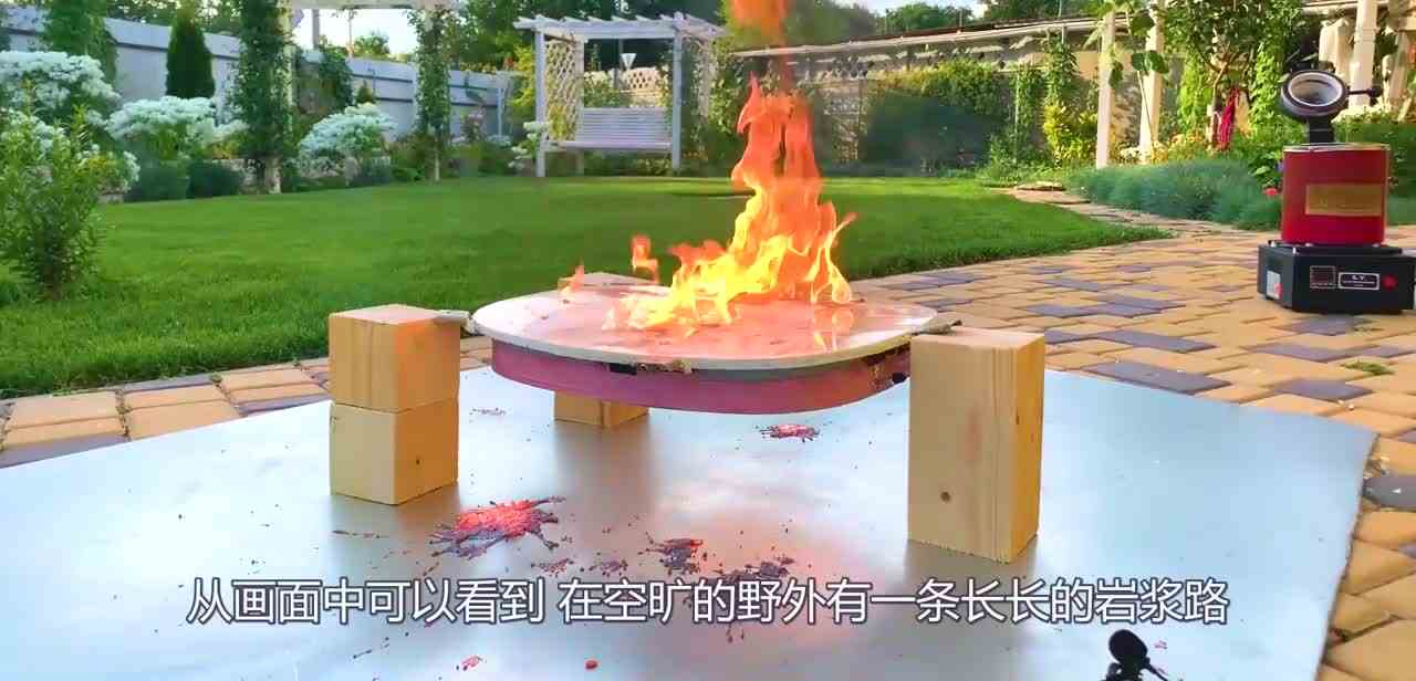 汽车高速通过岩浆地会怎样？3D动画模拟全过程，场面太刺激了！