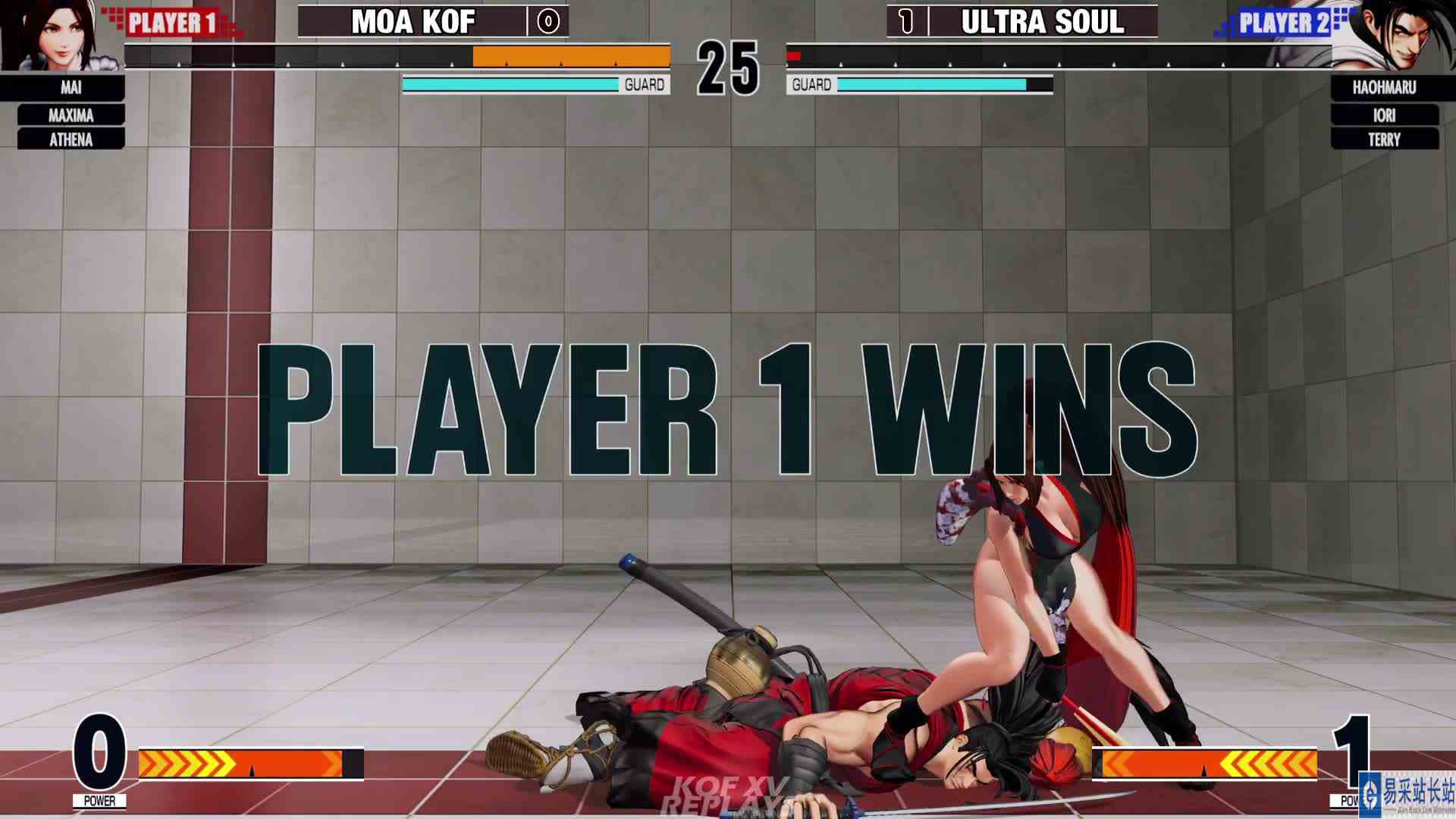 拳皇 XV：Ultra（霸王丸、庵、特瑞）VS MOA（舞、雅典娜） #最强对抗组 #游戏新星扶持计划 