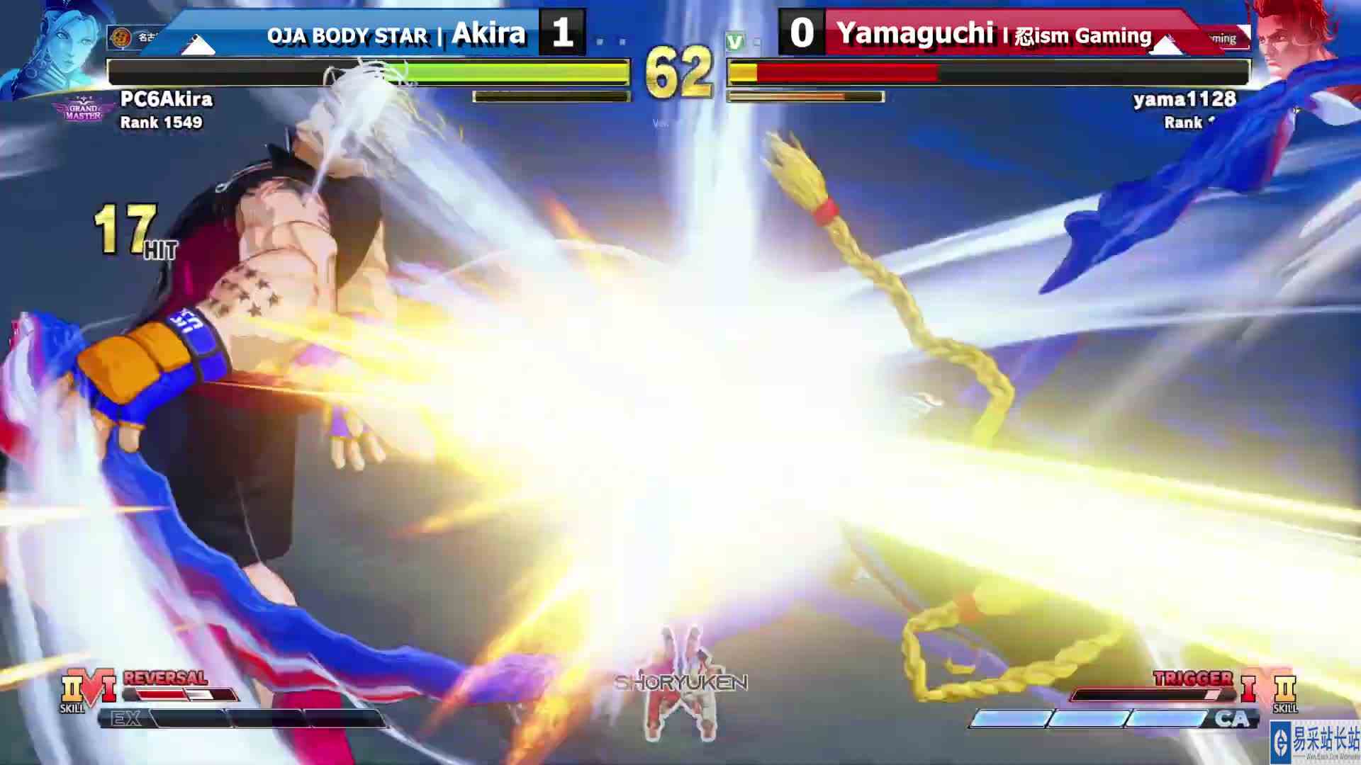 街霸 5：风间晶（嘉米）VS Yamaguchi（卢克）#最强对抗组 #游戏新星扶持计划 
