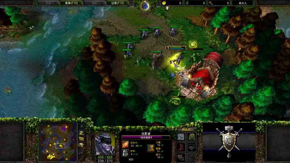 兽王坚定拆家 一个恶魔吊打FQQ 这个欧洲精灵打的够凶狠 魔兽争霸