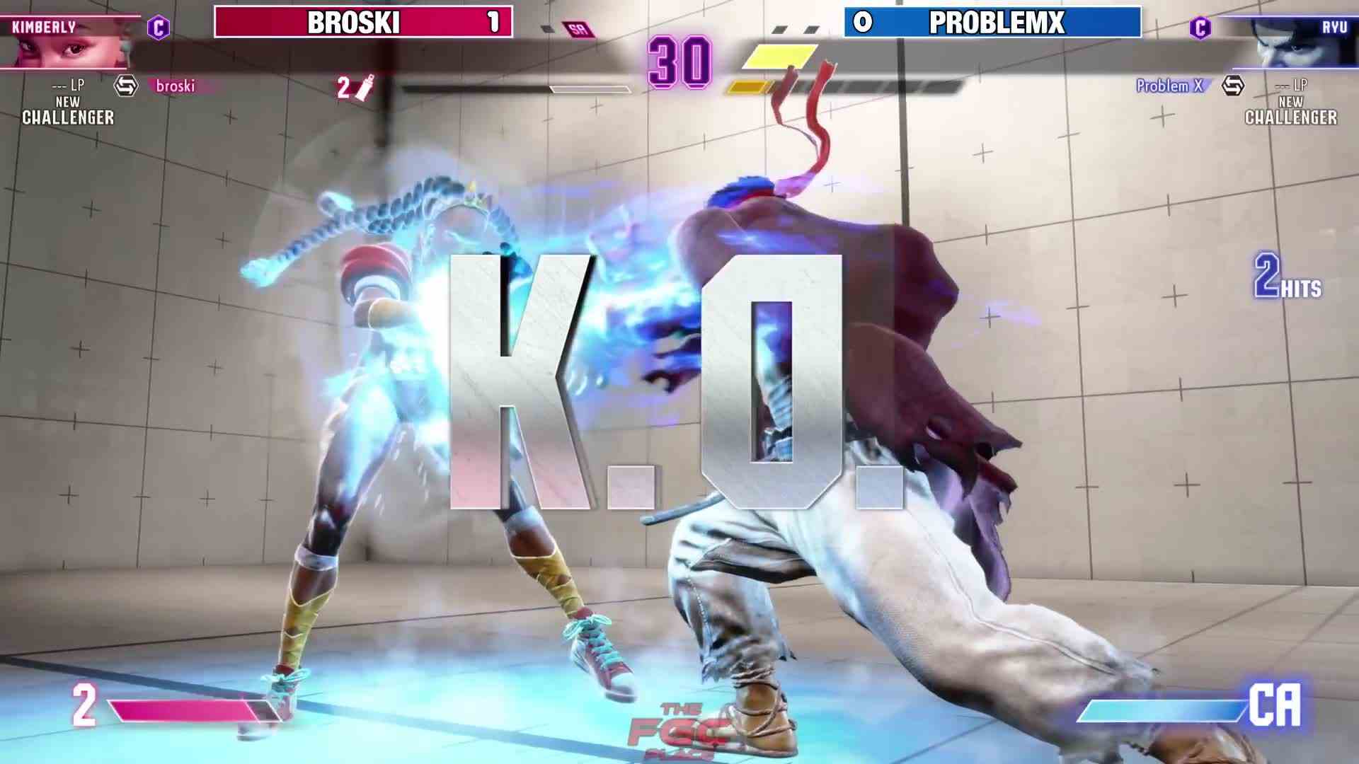 街霸 6：Broski（金佰莉）VS 警皇（隆） #最强对抗组 #游戏新星扶持计划 