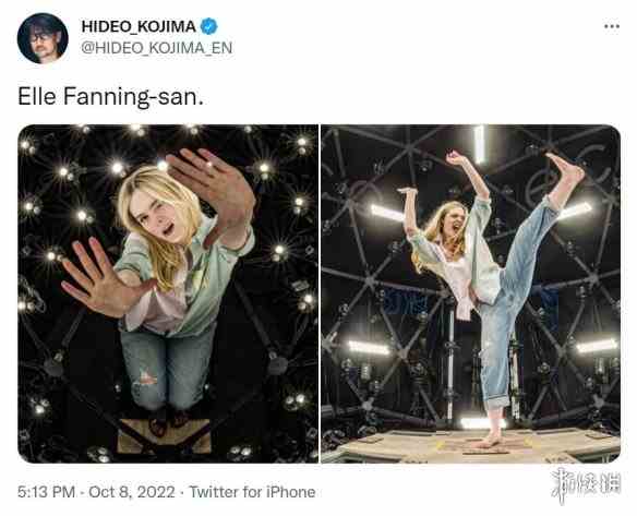 又在"公款追星"?小岛秀夫分享新作女主艾丽·范宁美照