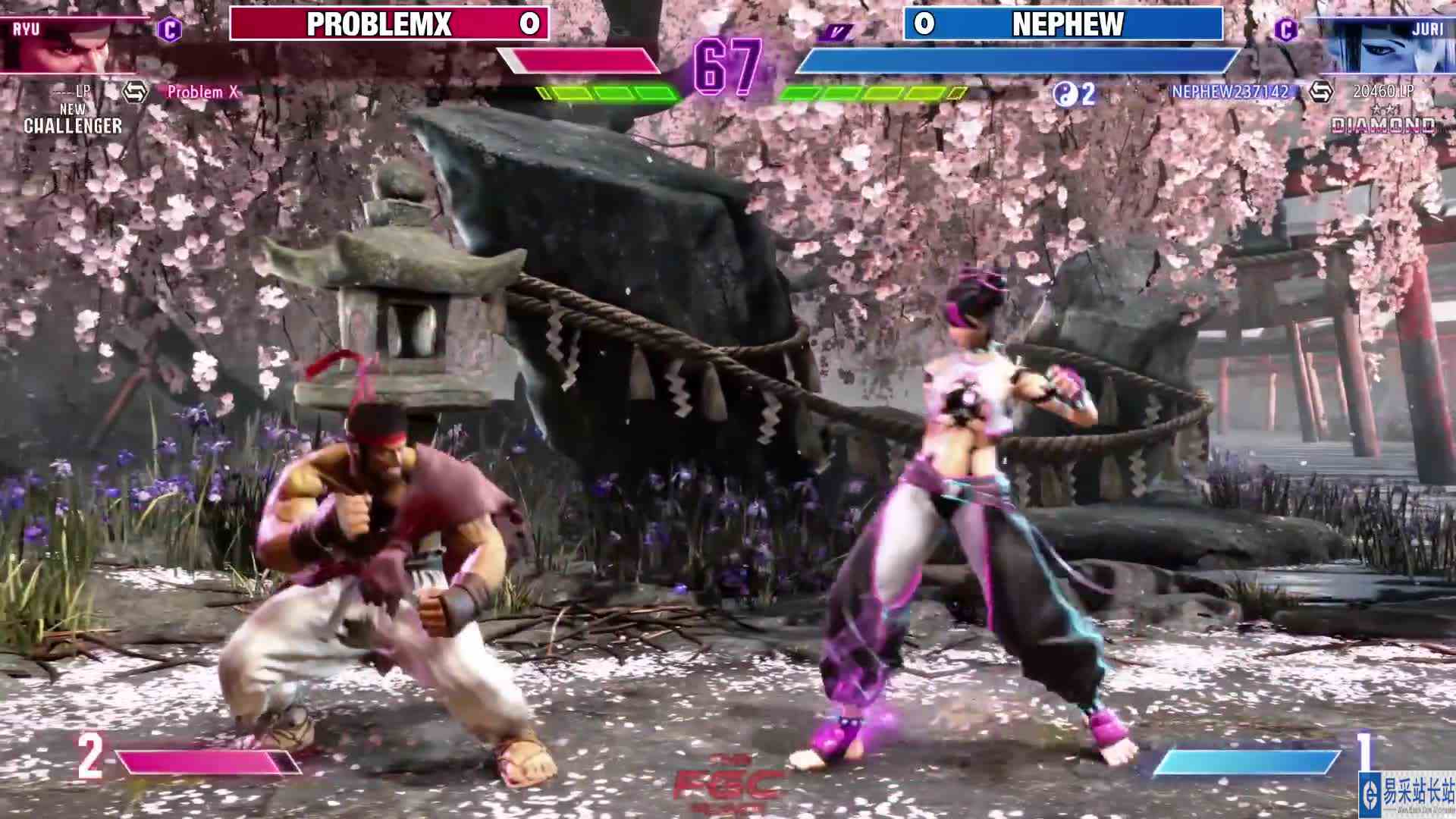 街霸 6：警皇（隆）VS Nephew（茱莉） #最强对抗组 