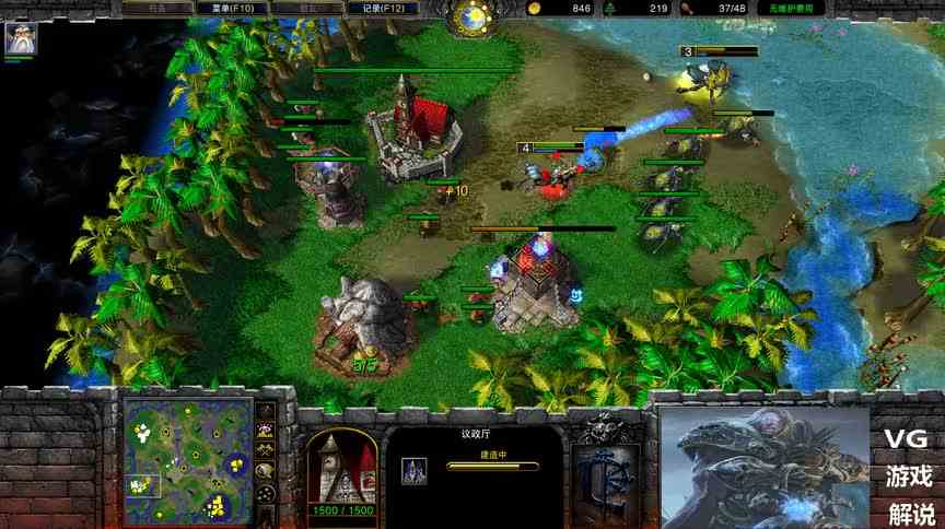 魔兽争霸XLORDvsSOK 一手小强骚扰拿捏的死死的