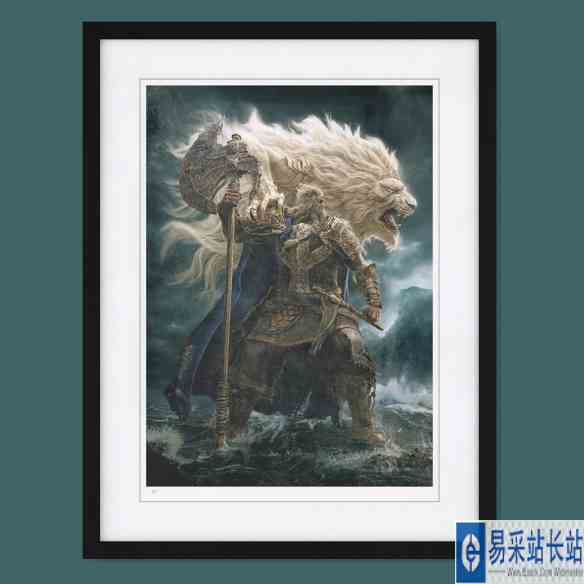 一张画卖1200美元!《艾尔登法环》限量印刷画公布