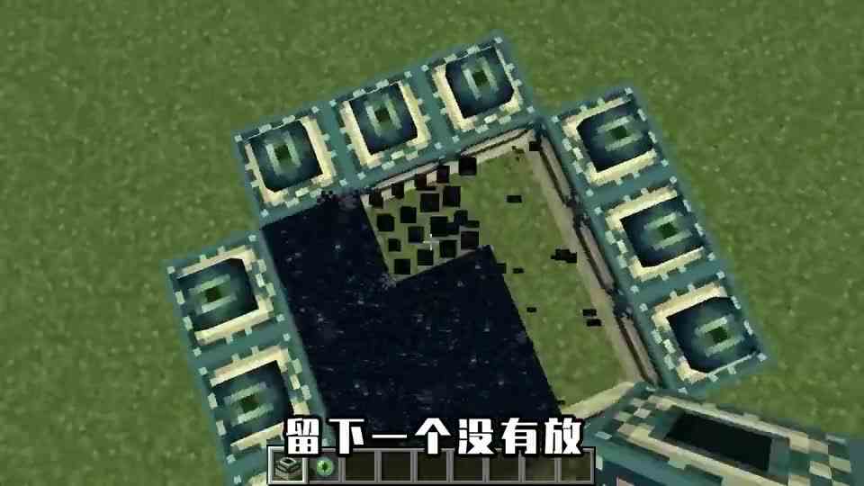 我的世界：高手是怎么无伤落地的？用末影之眼激活末地门无伤落地