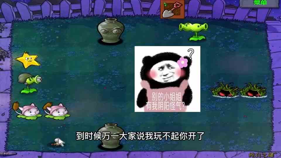 植物大战僵尸：纯白之罐（下），小猫专业户的滑铁卢，准备破戒了#游戏