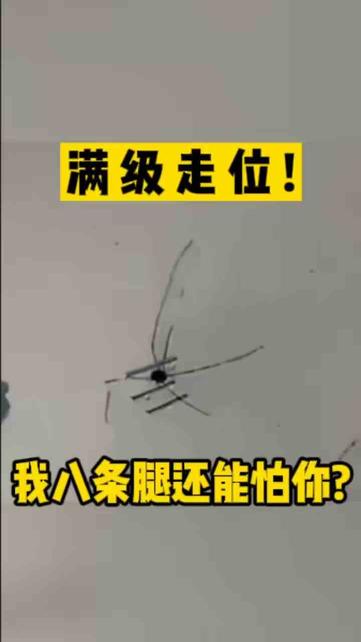 满级走位: 我八条腿还会怕你?#意不意外  #这操作都看傻了  