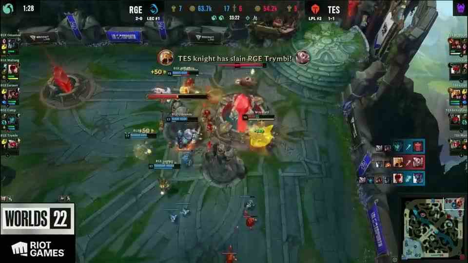 各赛区看TES不敌RGE，湾湾解说称赞：这就是欧洲最强打野吗？李青God