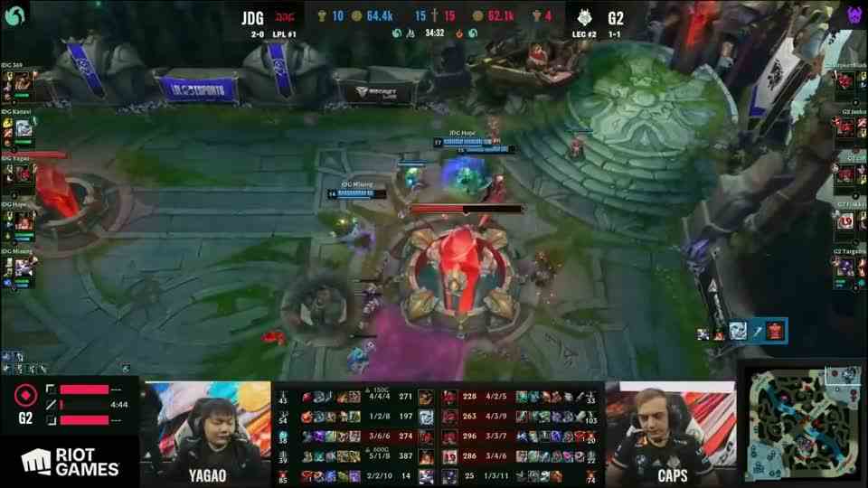 各赛区看JDG战胜G2豪取三连胜，成为S12首支3：0战队！