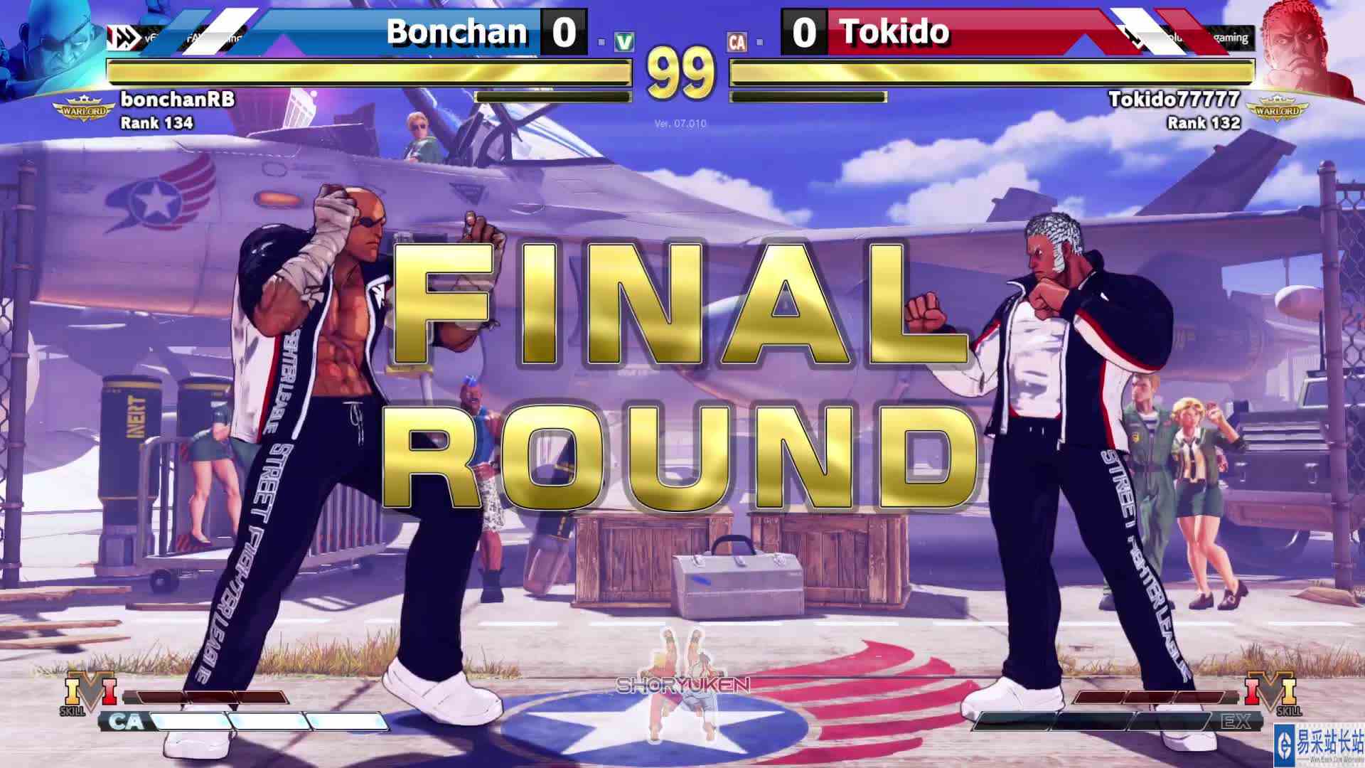 街霸 5：波铲（沙加特）VS 东大（尤里安） #最强对抗组 #游戏新星扶持计划 