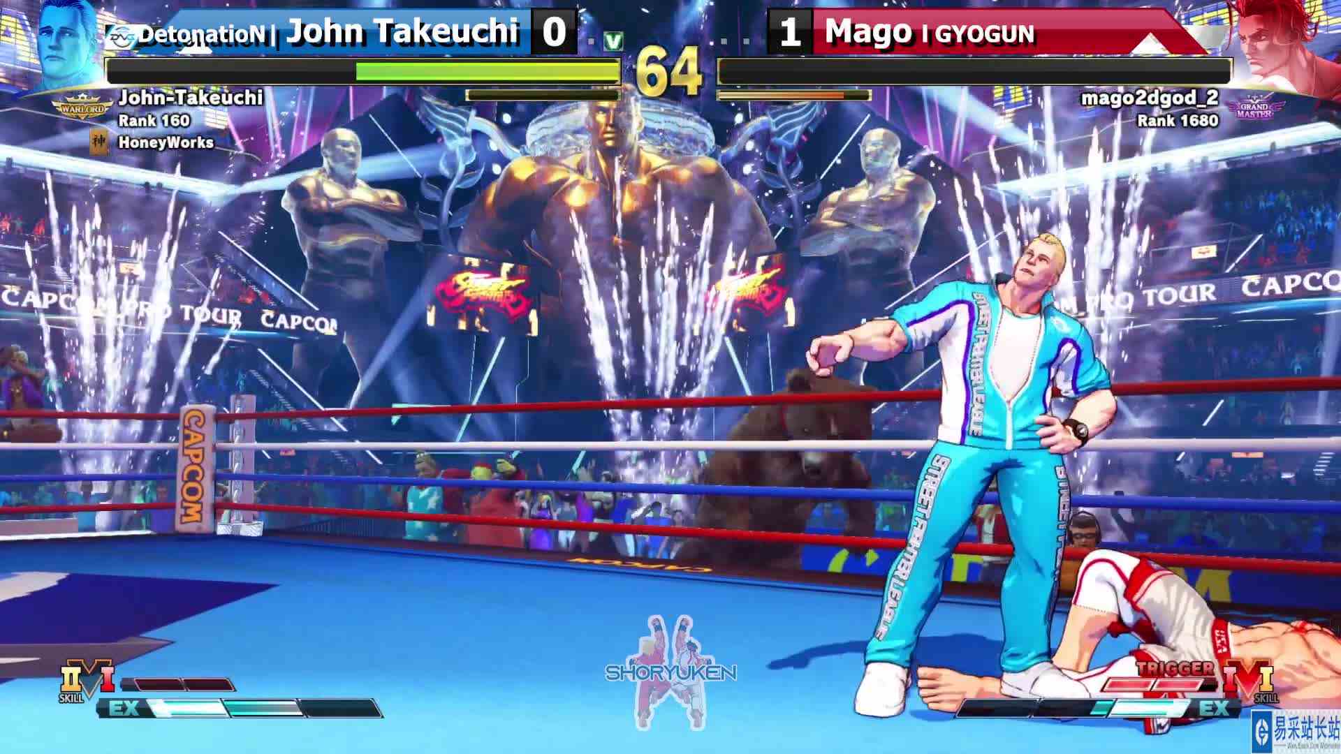 街霸 5：竹内（科迪）VS Mago（卢克） #最强对抗组 #游戏新星扶持计划 