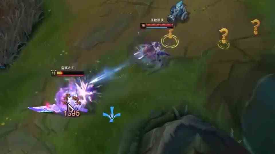 卢锡安一套大招就把蛮王突突到地上了，没想到对手有复活甲！