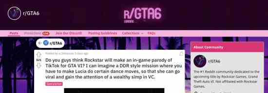 《GTA6》中出现“抖音” 引热议:玩家表示非常合理!
