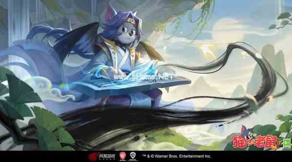 余音绕梁 水墨丹青《猫和老鼠》S级皮肤天使汤姆·水墨江南上架魔法魔镜