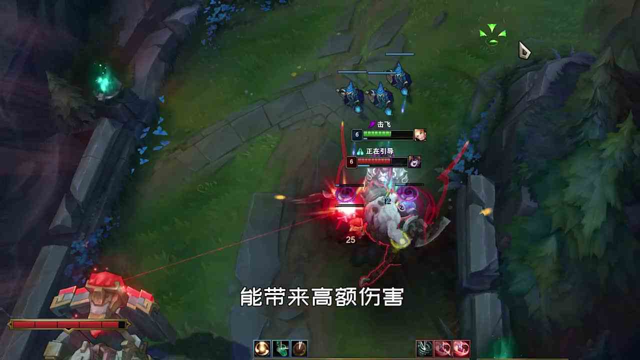 被锤石装到了，危险面前淡定回城