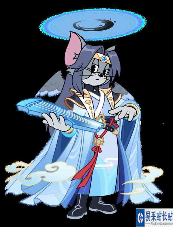 余音绕梁 水墨丹青《猫和老鼠》S级皮肤天使汤姆·水墨江南上架魔法魔镜