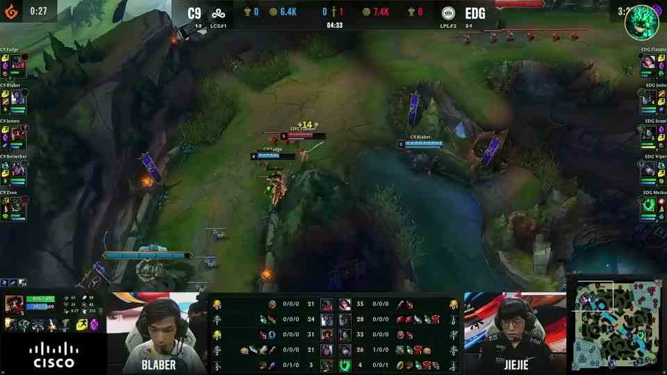 S12小组赛DAY5：EDG vs C9