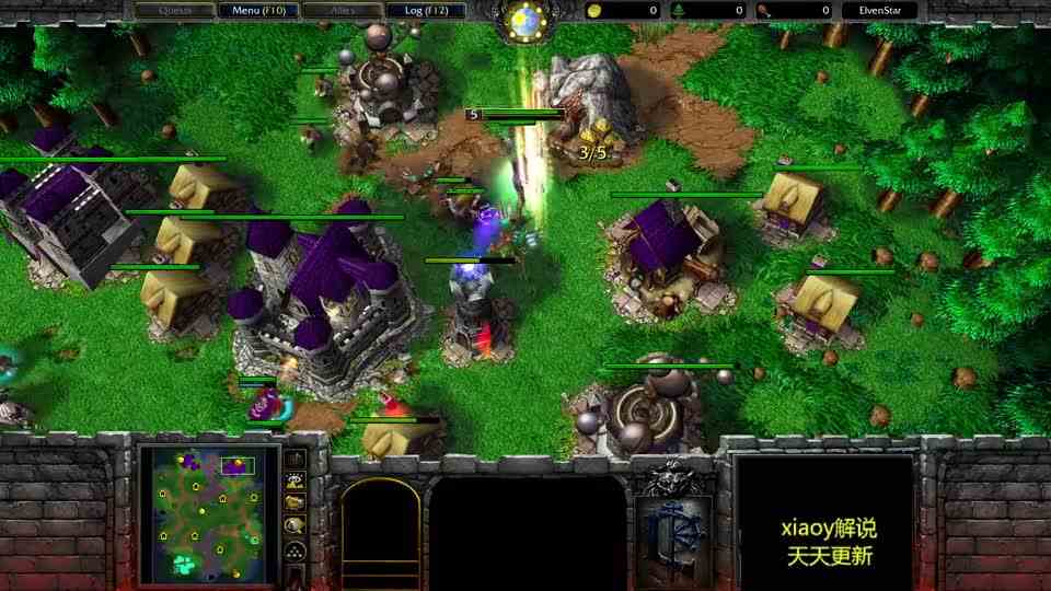 6级熊猫激战飞天大法师 魔兽争霸xiaoy解说infi sok