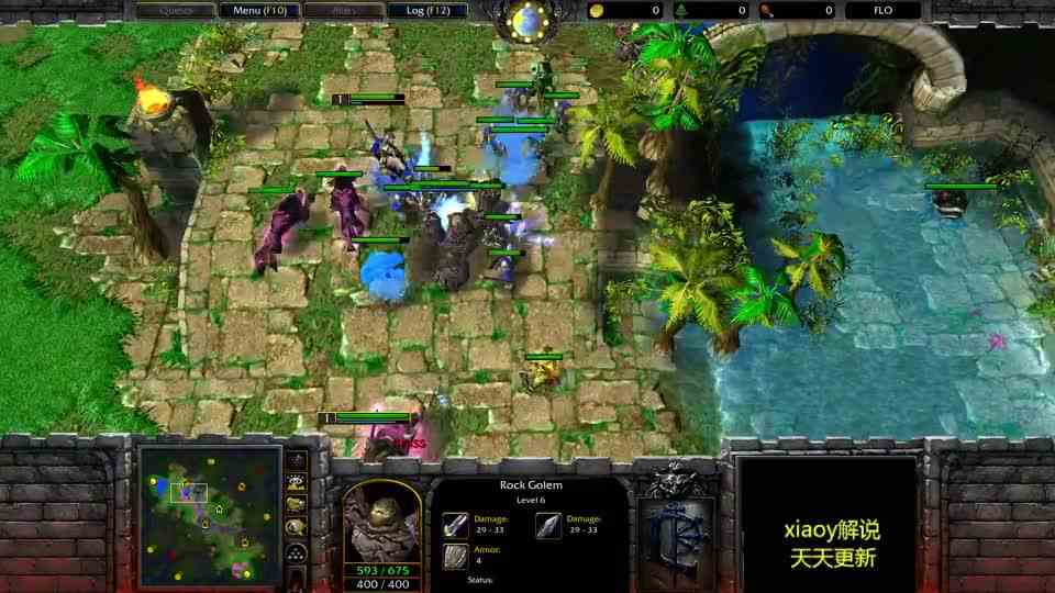 全程血战到底 魔兽争霸xiaoy解说fly sok