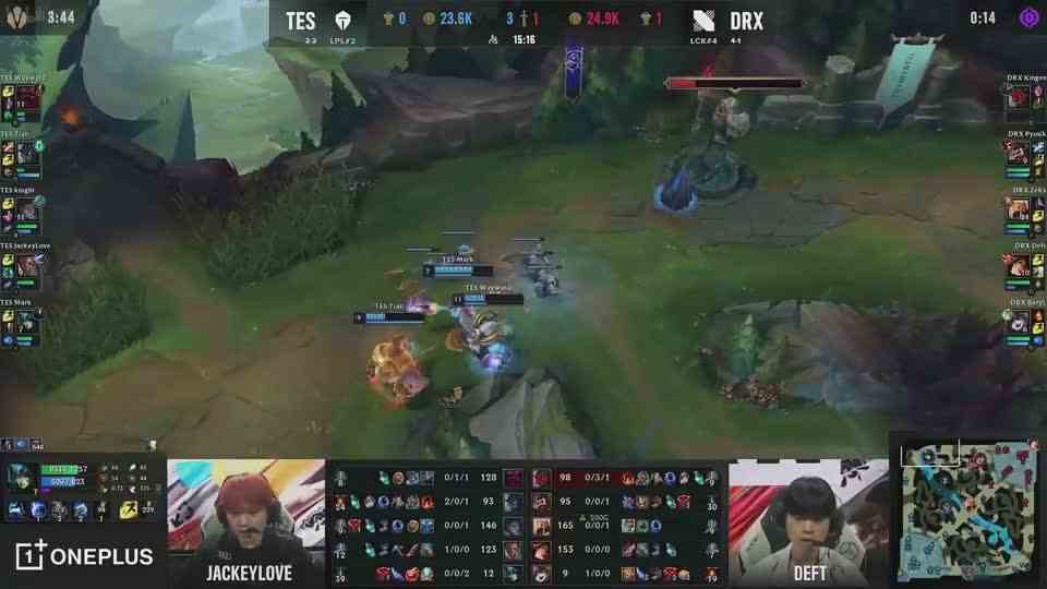 德云色看TES爆杀DRX意难平：越看越气，两个被TES打成人机的队要去加赛争第一