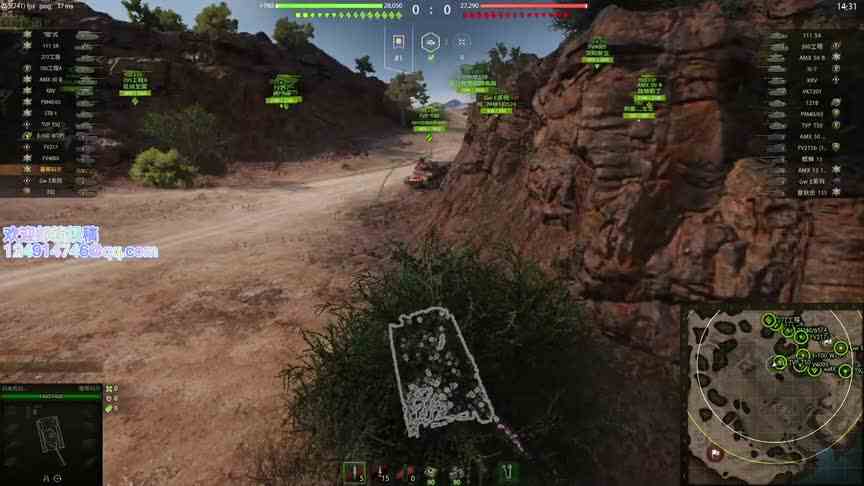 WOT坦克世界：曼蒂科尔十级轻坦，力争存活到最后，成为全队的希望