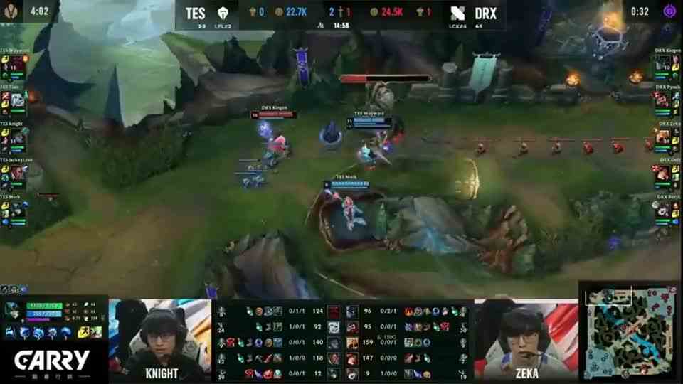 台湾解说看TES痛揍DRX：虽然TES出局了，但至少这两把证明了，他们是强队