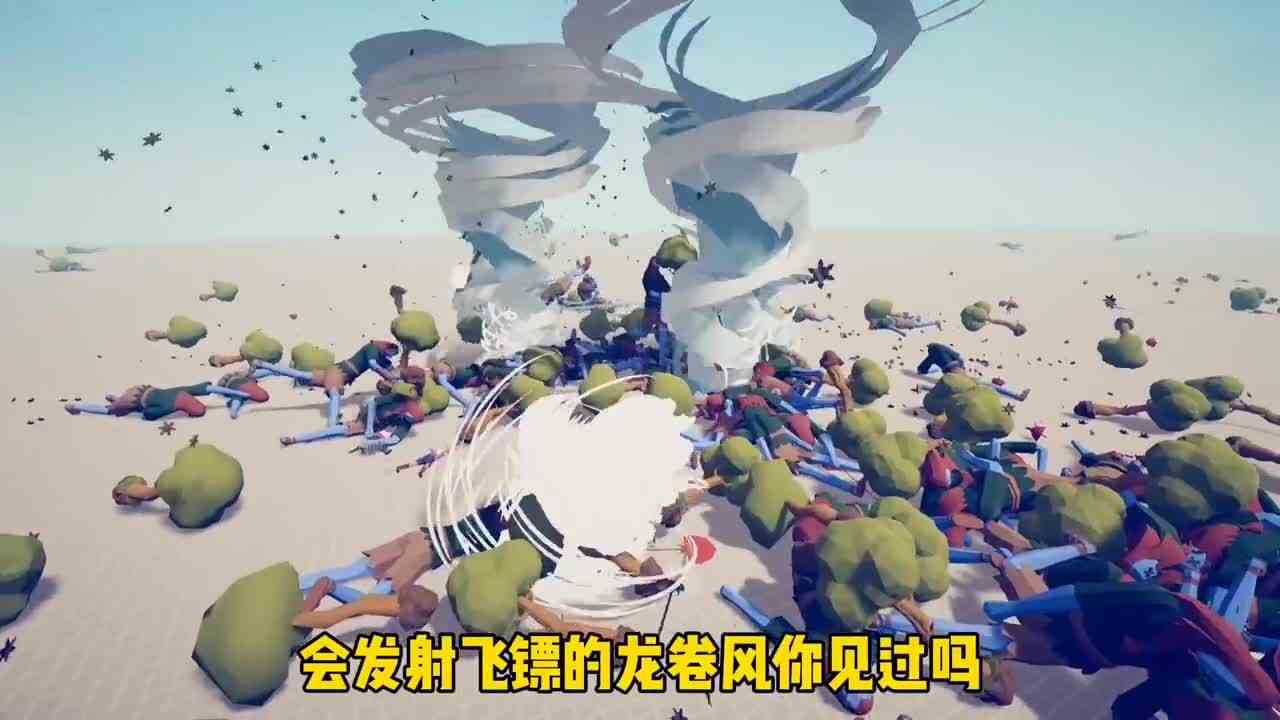 全面战争模拟器：40条龙卷风同时出现，黑暗农民都没有抗住！