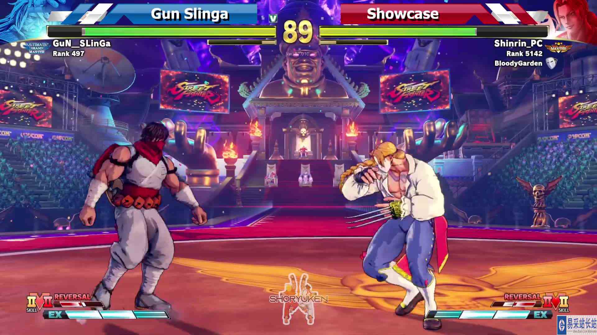 街霸 5：GunS（是空）1 VS 5 #最强对抗组 #游戏新星扶持计划 