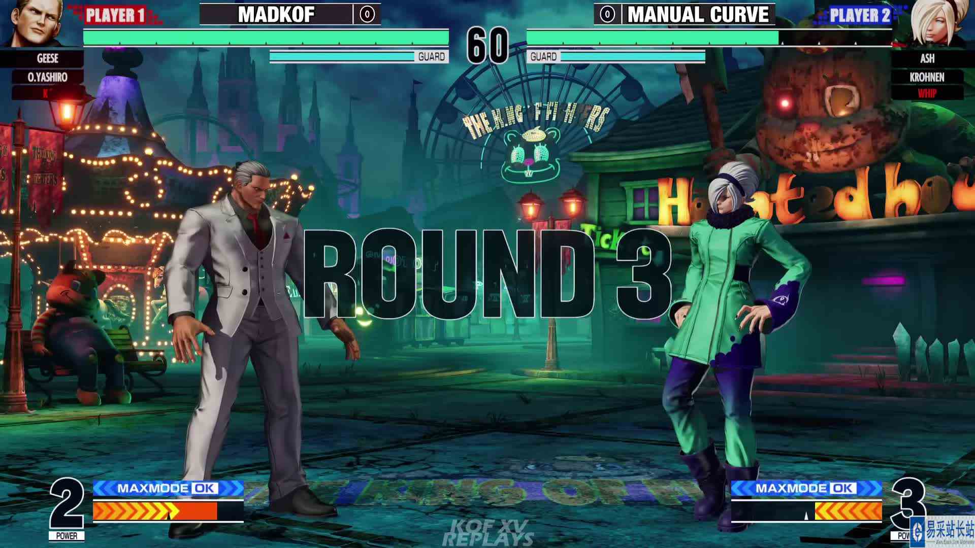 拳皇 XV：MKof（K\x27、O七枷社）VS MCurve（薇普、柯隆） #最强对抗组 #游戏新星扶持计划 