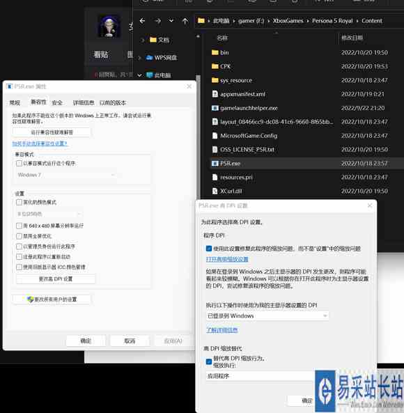 女神异闻录5皇家版全屏字体模糊解决方法