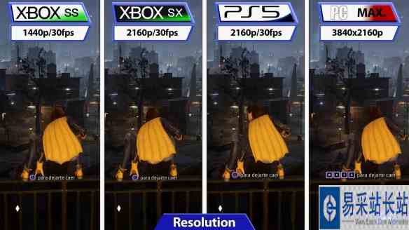 《哥谭骑士》XSS/XSX/PS5/PC画面对比 看看谁更棒!