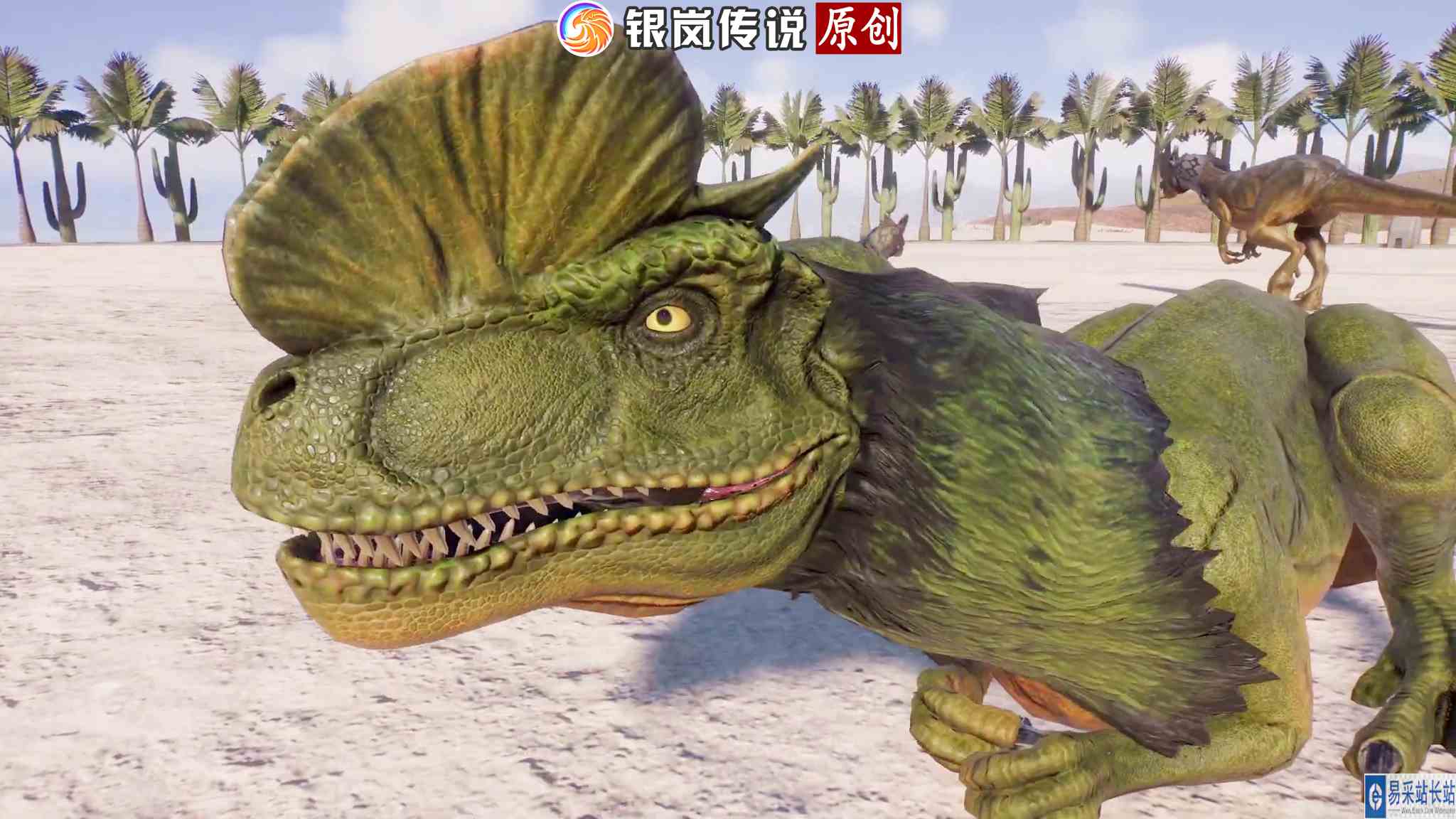 双脊龙， 以小搏大，无敌追猎 ~ 侏罗纪世界进化 2 代 #最强对抗组 #游戏新星扶持计划